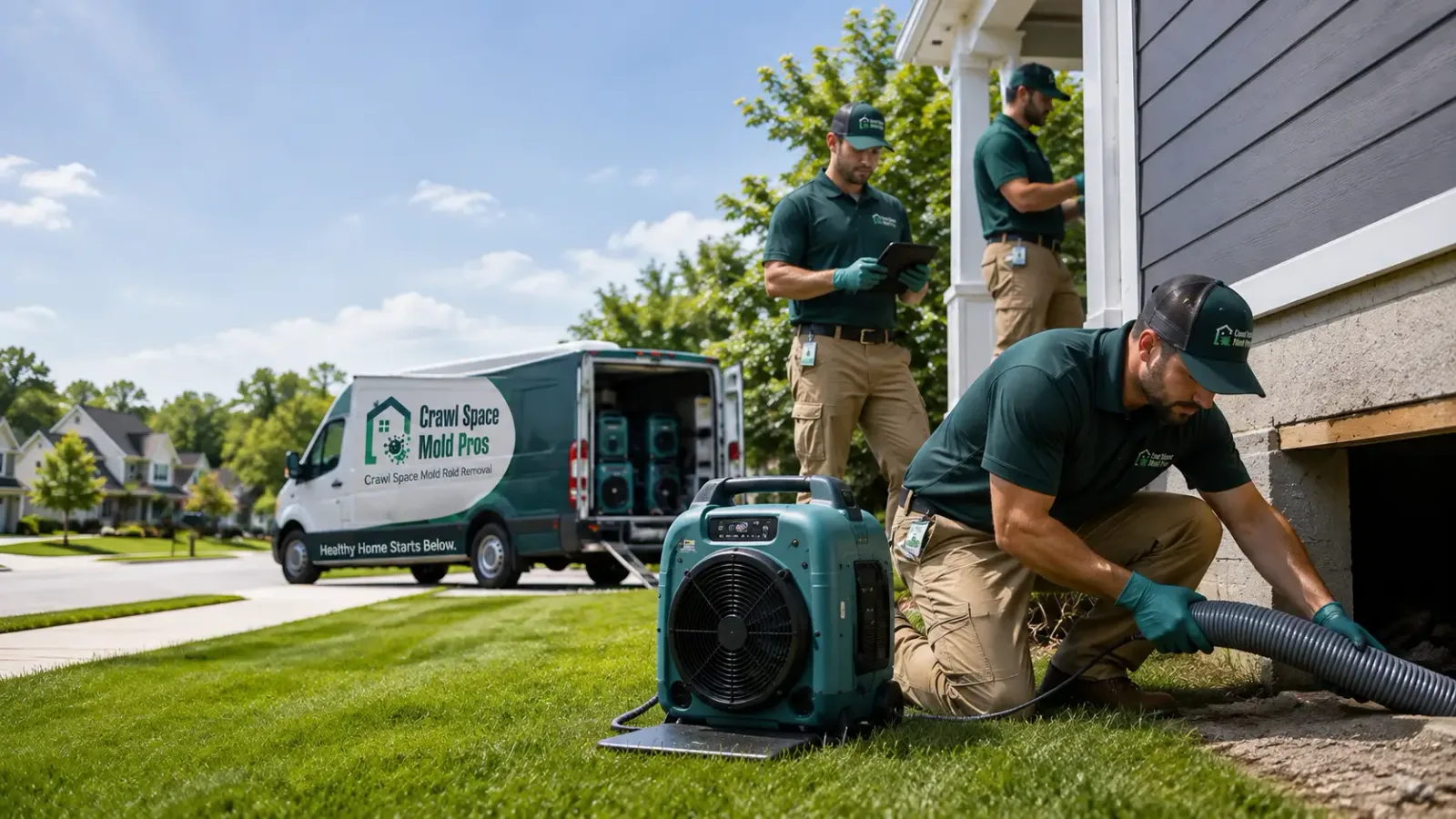 Crawl Space Mold Removal in Glenwood, WA